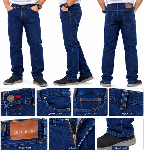 Pantalon homme en jeans 100% Cotton